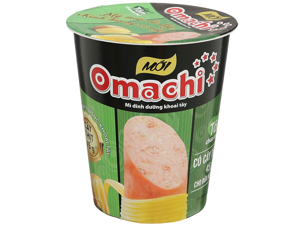 Mì khoai tây Omachi tôm chua cay Thái ly 111g