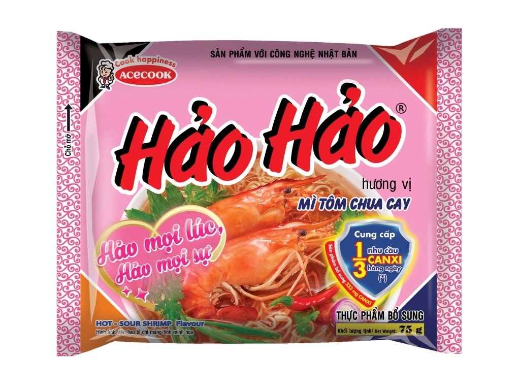 mì Hảo Hảo tôm chua cay 75g